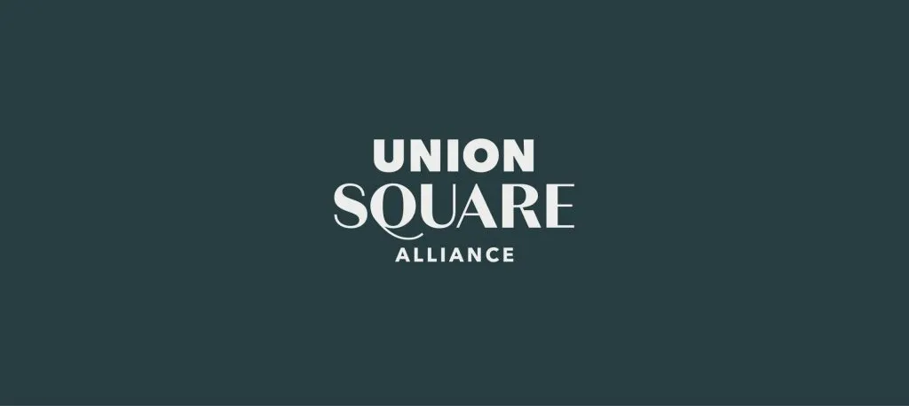 Union Square text logo designed by J2