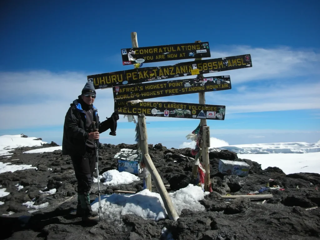 Alan Jacobson, CEO and Partner at J2 climbing Mt Kilimanjaro