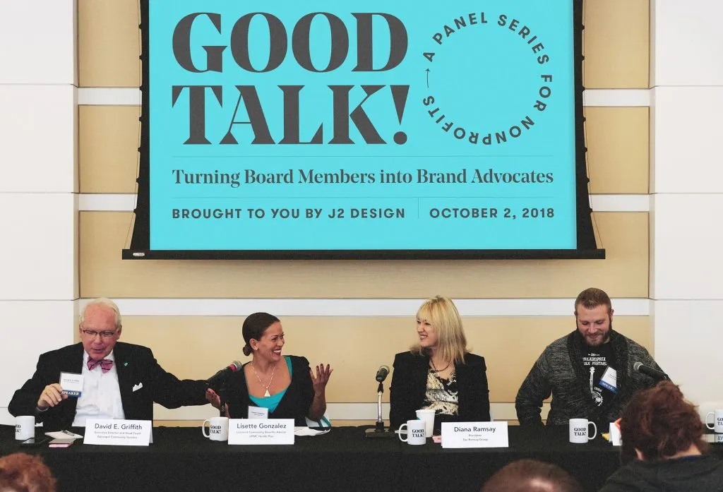 GoodTalk! Turning Board Members Into Advocates panel at J2