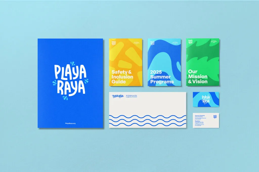 PlayaRaya stationery brochure project J2