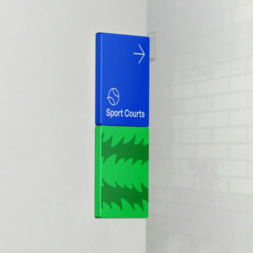 PlayaRaya campus wayfinding signage design J2