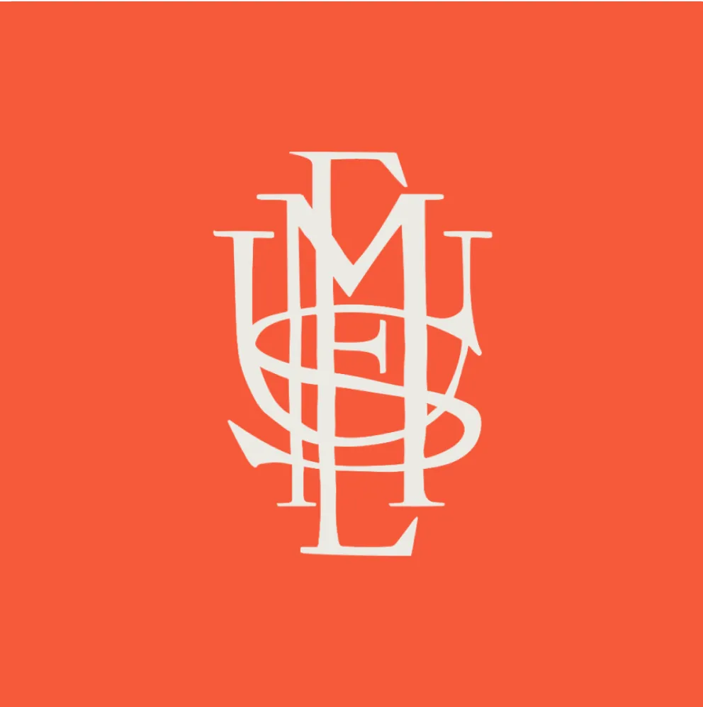 text logo created for The Muse luxury apartments by J2 branding agency