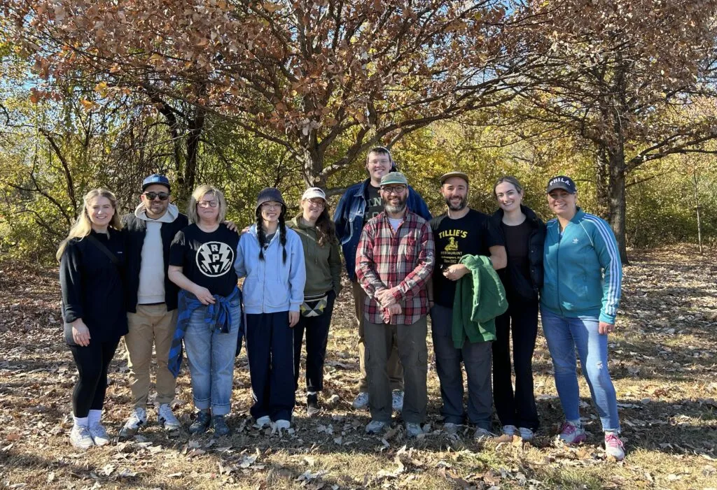 J2 and Exit team photo at Love Your Park Day