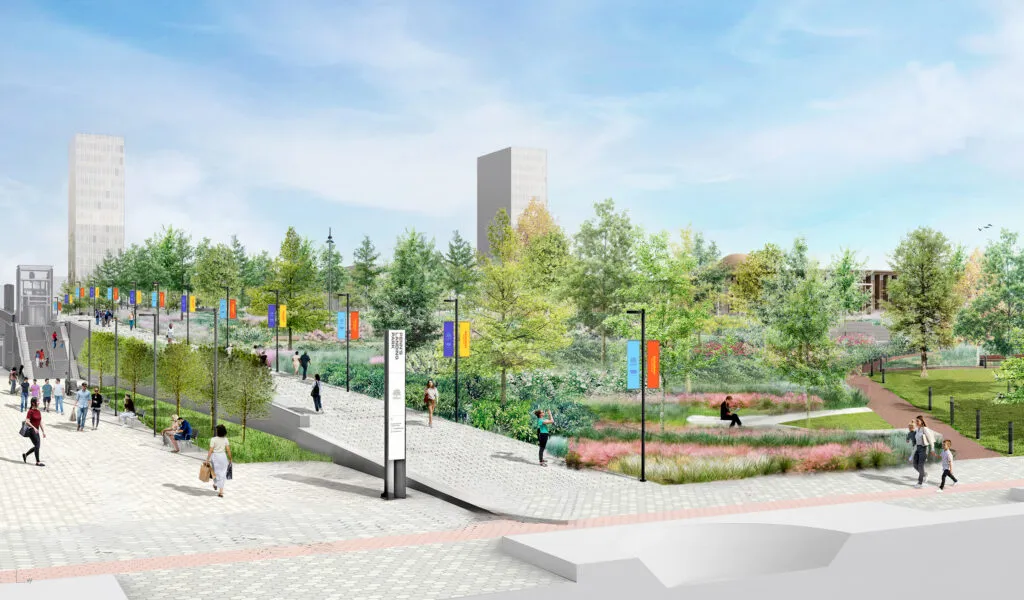 Penns Landing Park Entrance